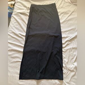 SHEIN Black Maxi Pencil Skirt for Work